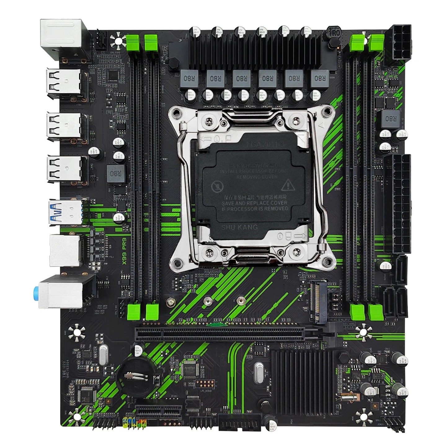 MACHINIST X99 PR9 X99 Motherboard Support LGA 2011-3 Intel Xeon E5 V3&V4 CPU DDR4 RAM SATA/NVME M.2 Slot