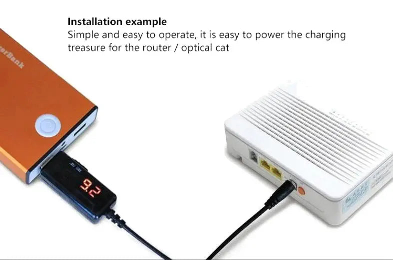 USB Boost Converter DC 5V to 9V 12V USB Step-up Converter Cable + 3.5x1.35mm Connecter For Power Supply/Charger/Power Converter NewGen Gadgets