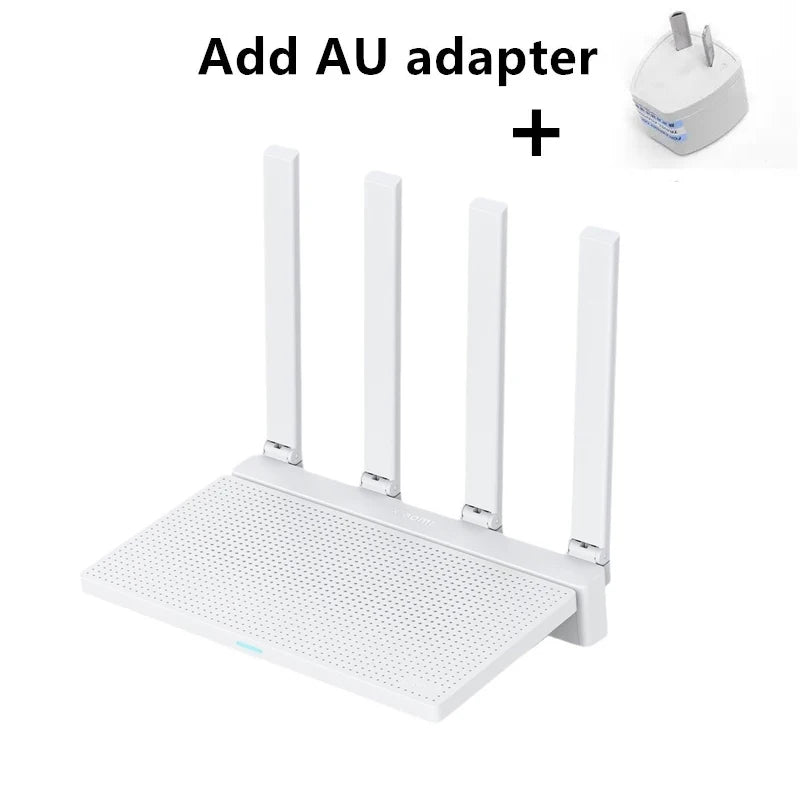 2024 NEW Original Xiaomi AX3000T Router 2.4GHz 5GHz 1.3GHz CPU 2X2 160MHz WAN LAN LED NFC Connection for Home Office Games Mi