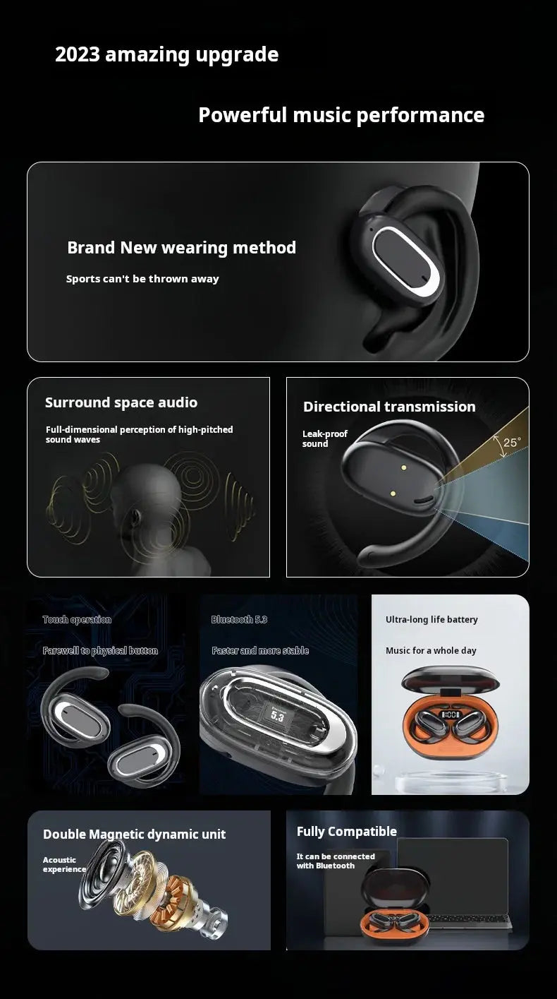 T35 wireless bluetooth headset bilateral stereo t68 headphones x65 bluetooth headset wireless noise reduction music high power NewGen Gadgets