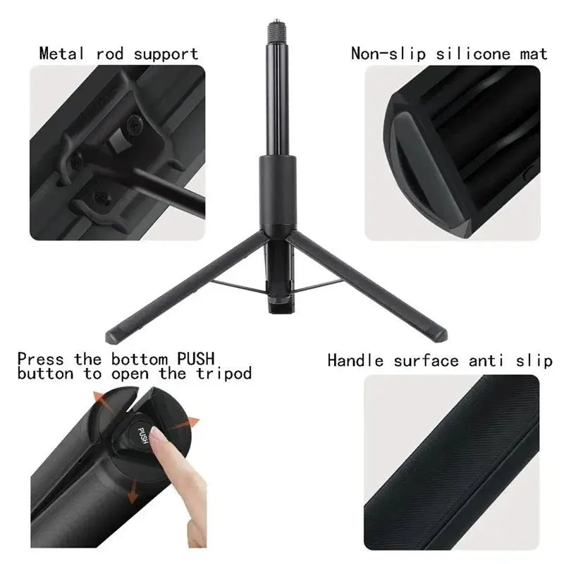 For Insta360 X4 2-in-1 Invisible Selfie Stick + Tripod Extendable For Insta360 X4 / X3 Ace Pro / Gopro 12 11 10 / DJI Action 4 3 NewGen Gadgets