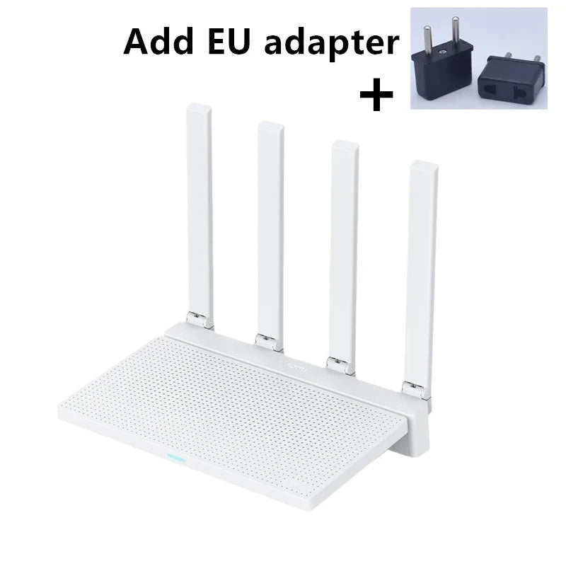 2024 NEW Original Xiaomi AX3000T Router 2.4GHz 5GHz 1.3GHz CPU 2X2 160MHz WAN LAN LED NFC Connection for Home Office Games Mi