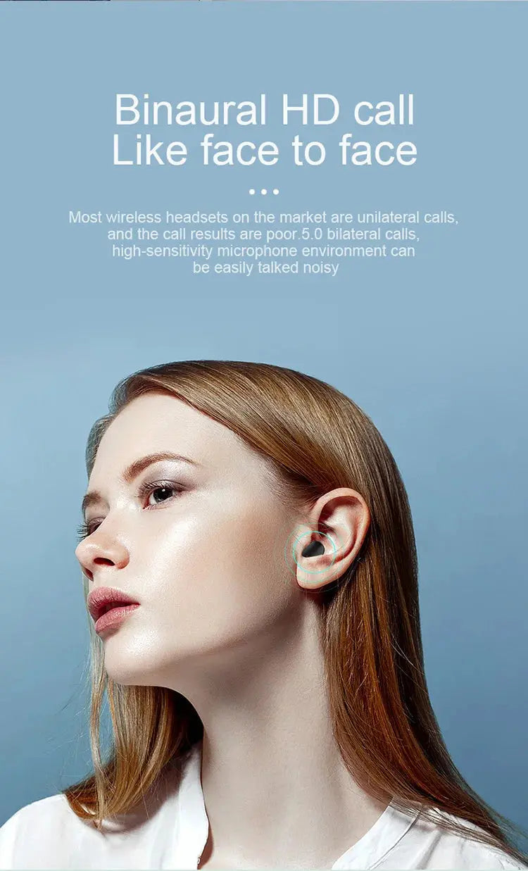 Original A6S TWS Headset Wireless Earphones Bluetooth Headphones Sport Stereo Fone Bluetooth Earbuds for Xiaomi Huawei iPhone NewGen Gadgets