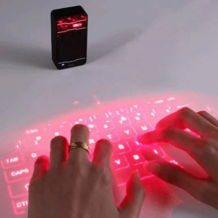 2022 New Mini Portable BT La ser Projection Wireless Virtual Keyboard for iPad All Smartphone PC Tablet