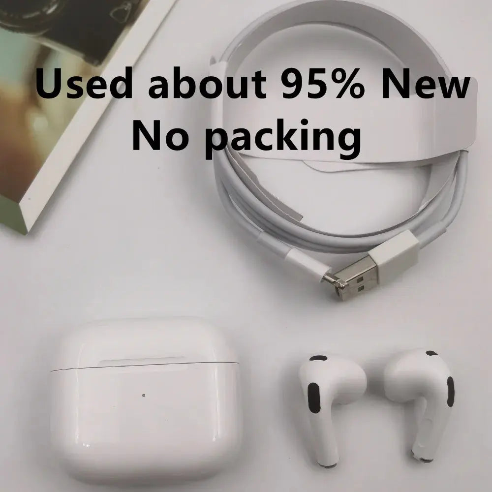 Original Apple AirPods Pro2 Wireless Headphone Bluetooth Earphone In Ear Tws Gaming Sports Headphones for Air Smartphones IPhone NewGen Gadgets