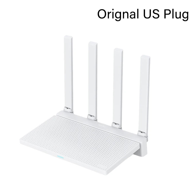 2024 NEW Original Xiaomi AX3000T Router 2.4GHz 5GHz 1.3GHz CPU 2X2 160MHz WAN LAN LED NFC Connection for Home Office Games Mi